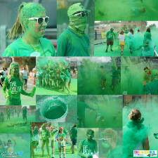 Colour run by Keytrabe, Green Team 