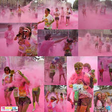 Colour run by Keytrabe, Pink Team 